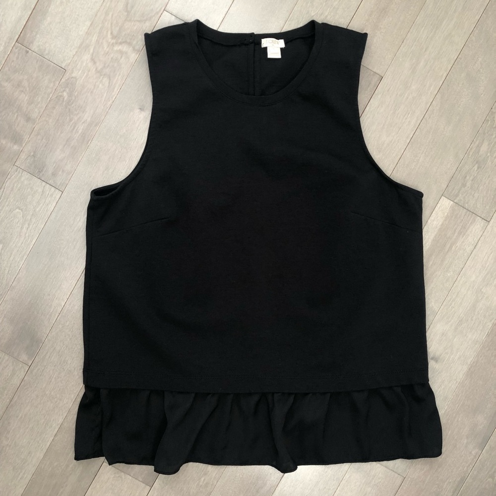 J. Crew Ruffle-Hem Tank Top - Picture 2 of 6